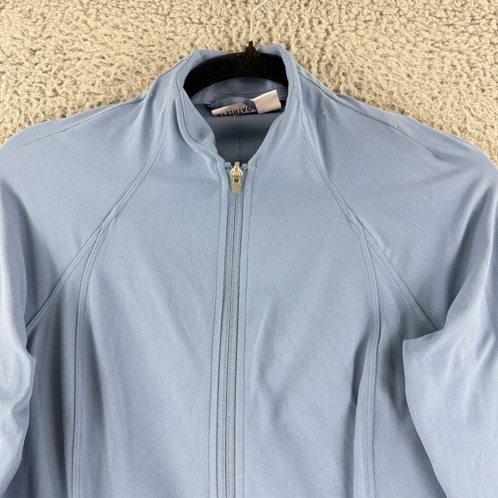 Athleta Salutation Jacket Womens S Blue Full Zip Activewear Stretch 657490-03 - Picture 2 of 15